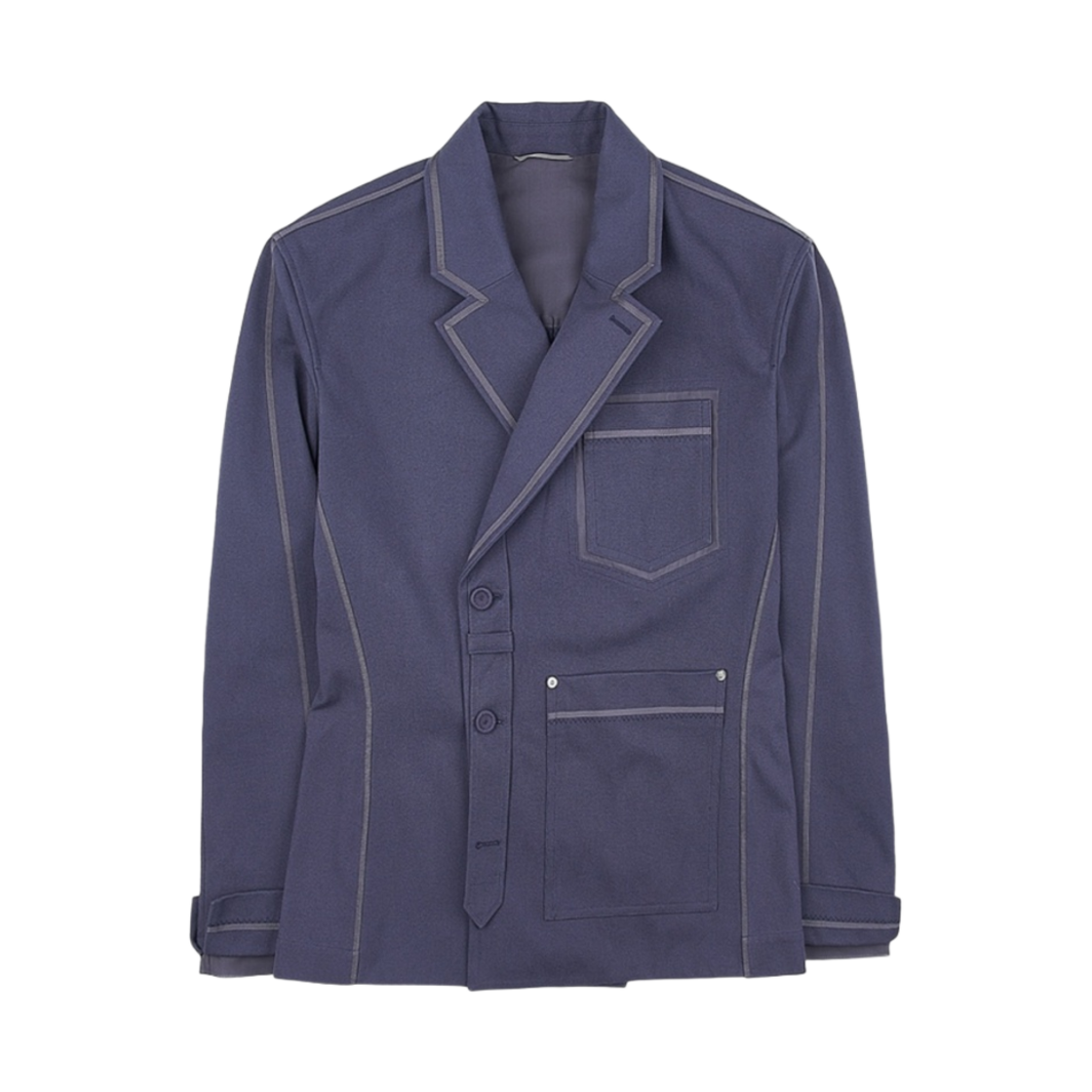 383C256A5641-888 Dior Gardener's Jacket Thick Cotton Canvas Anthracite Grey