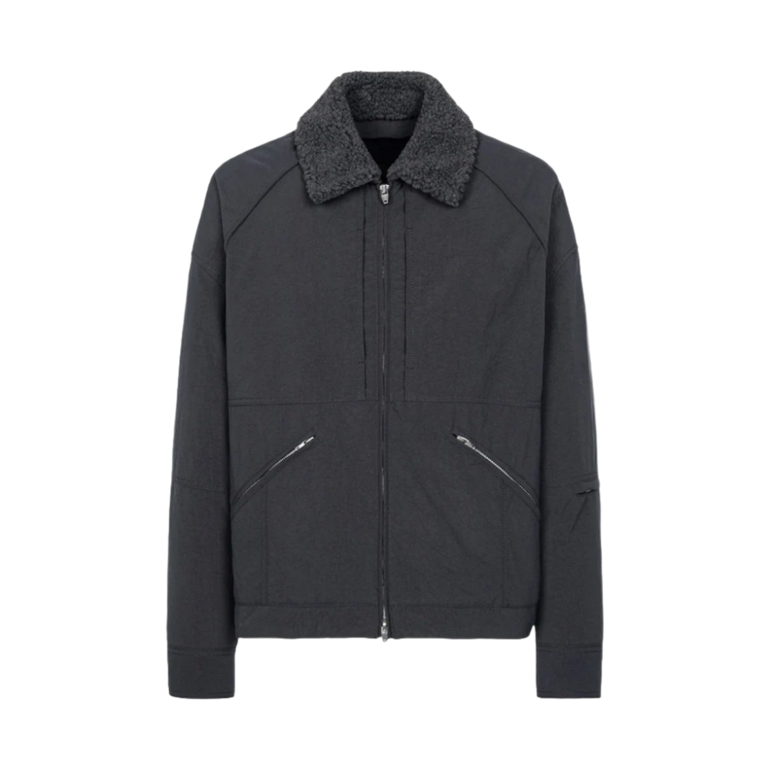 JC3X11P313 Juun.J Nylon Deck Jacket Grey - 23FW