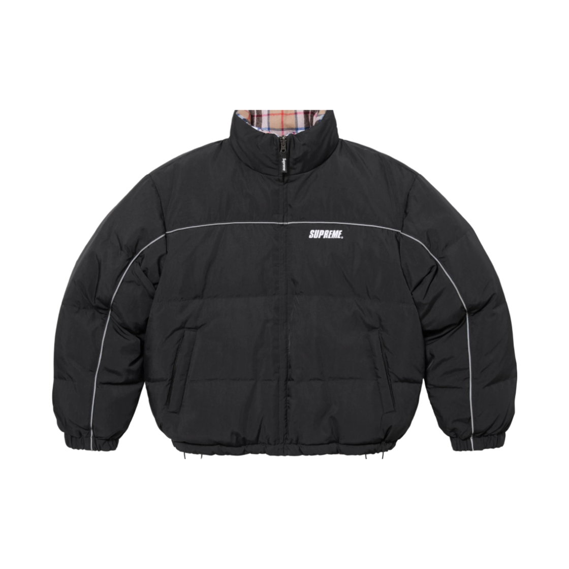 슈프림 리버시블 퍼퍼 자켓 블랙 - 24FW(Supreme Reversible Puffer Jacket Black - 24FW)