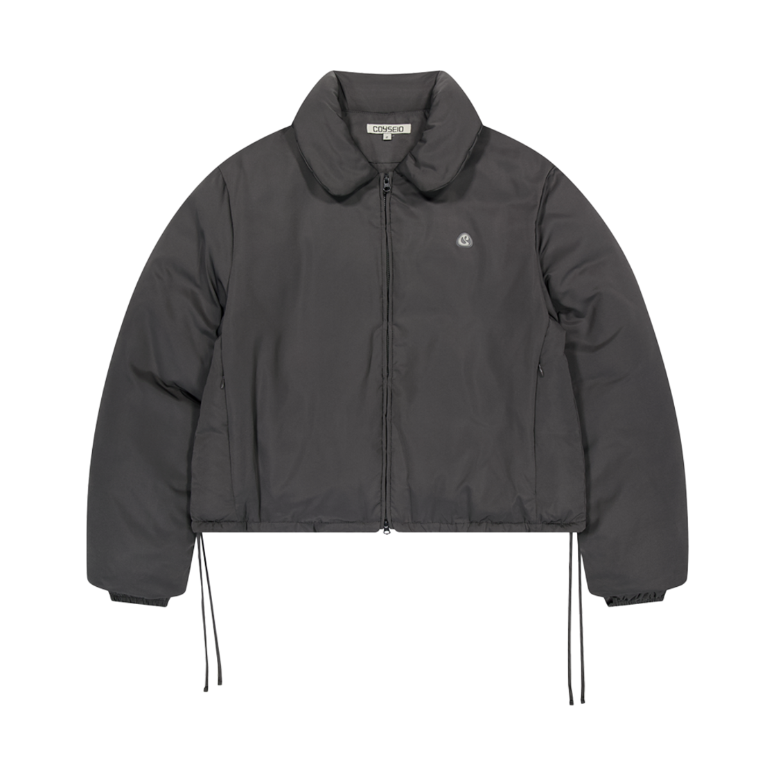 코이세이오 솔리드 패딩 자켓 그레이(Coyseio Solid Padded Jacket Grey)