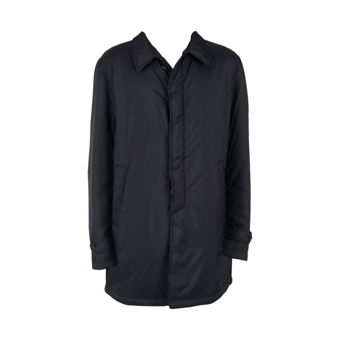 IM000347U-12456Z-9300 Herno Trench Techno Jacket Black