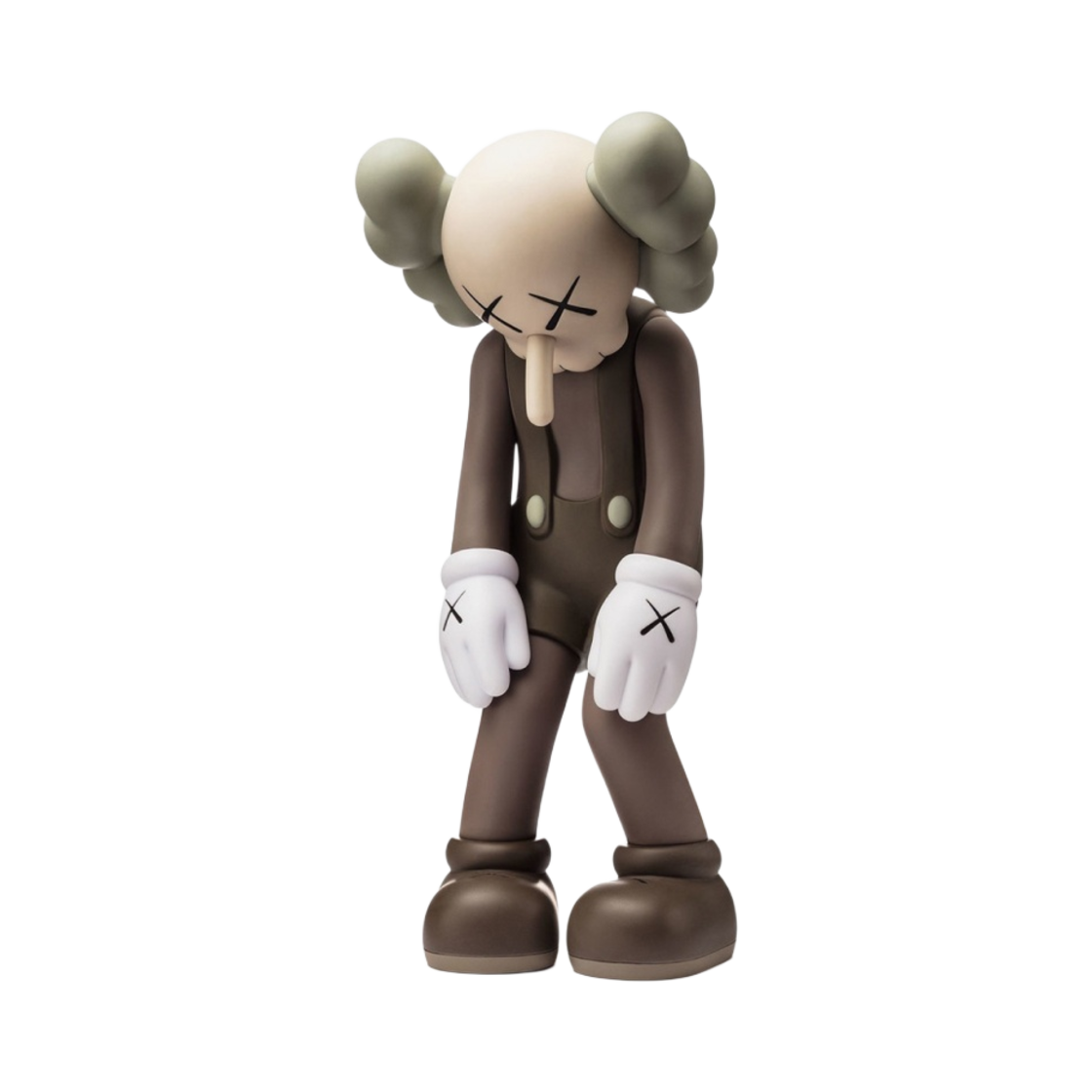 - Kaws Small Lie Companion Vinyl Figure Brown