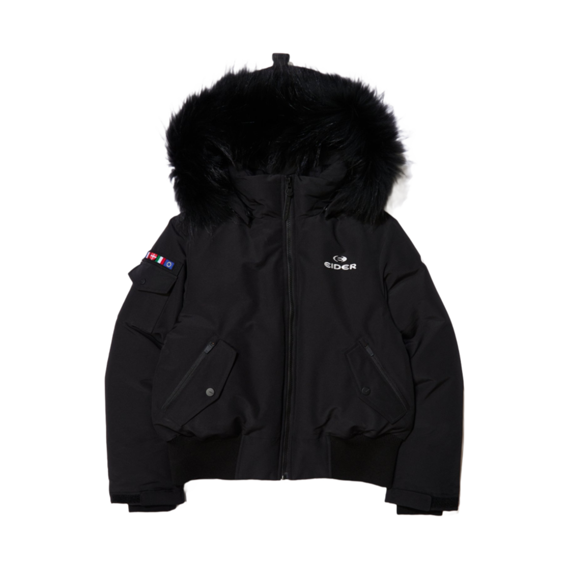 (W) 아이더 스투키 S 다운 자켓 블랙((W) Eider Stooky S Down Jacket Black)