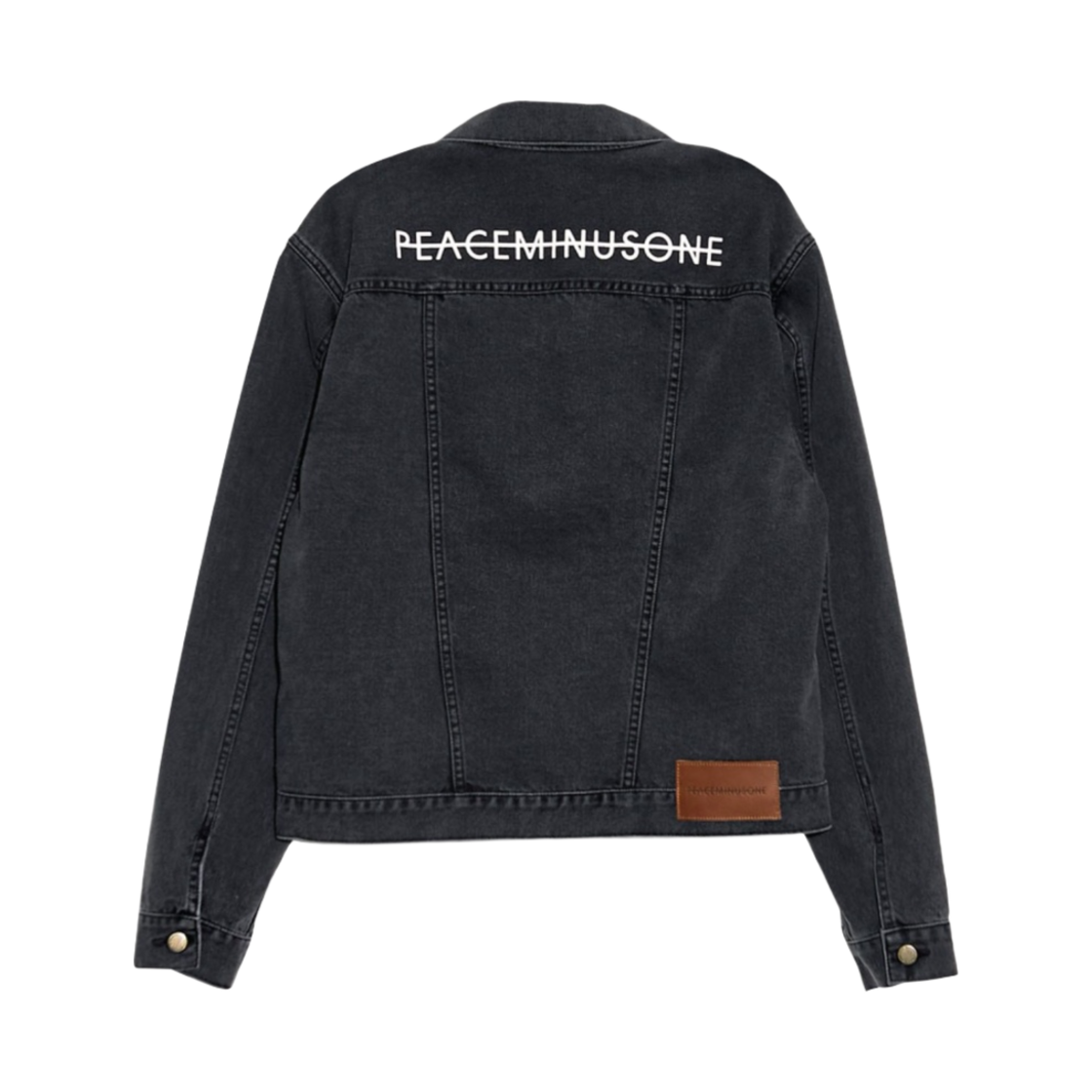 PMOJK059BK Peaceminusone Denim Jacket #2 Black