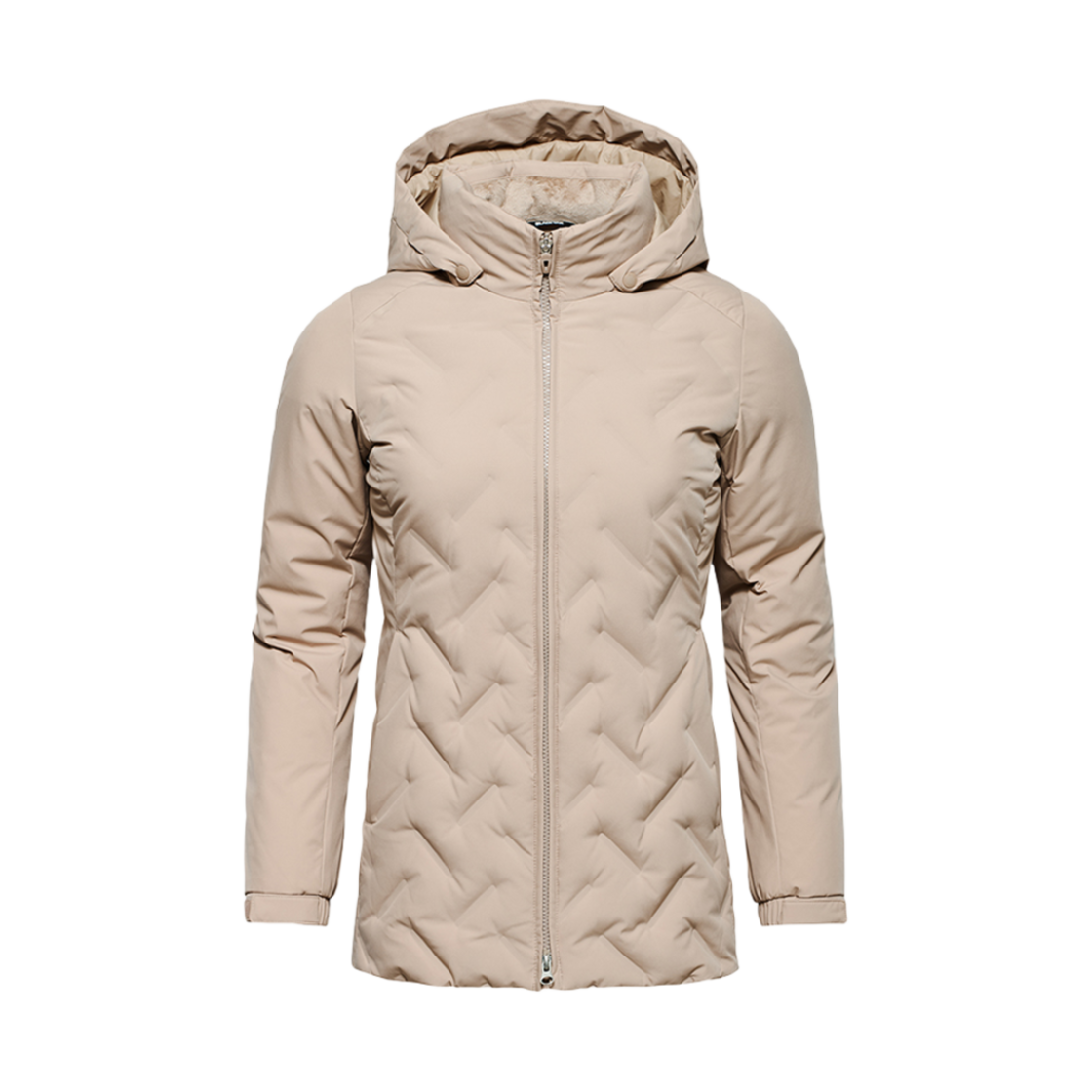 1BYPAW4502LE (W) Black Yak Zero Spot Hoodie Down Jacket Light Beige