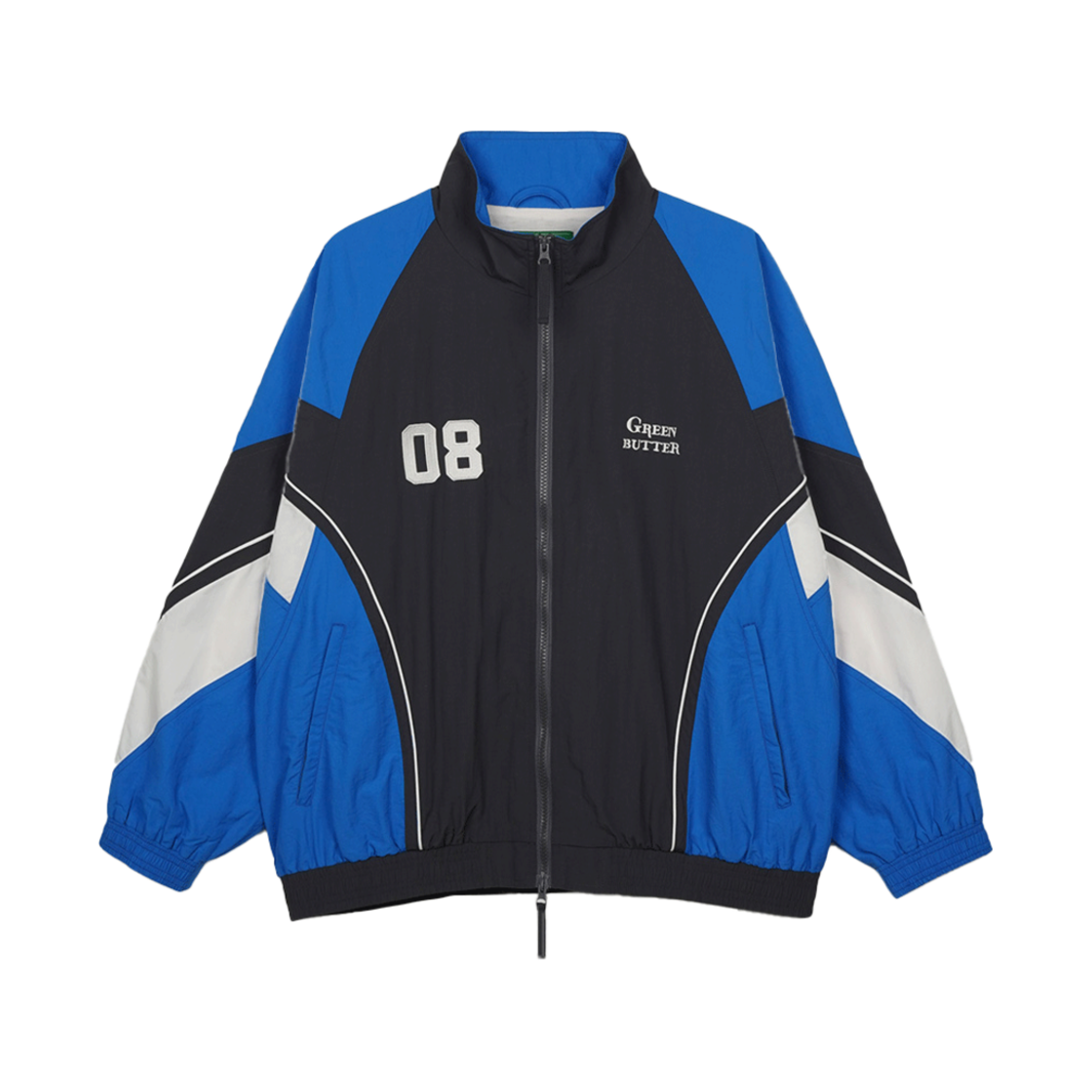 GBP00000ZF_46 Greenbutter Two-way Windbreaker Jacket Charcoal