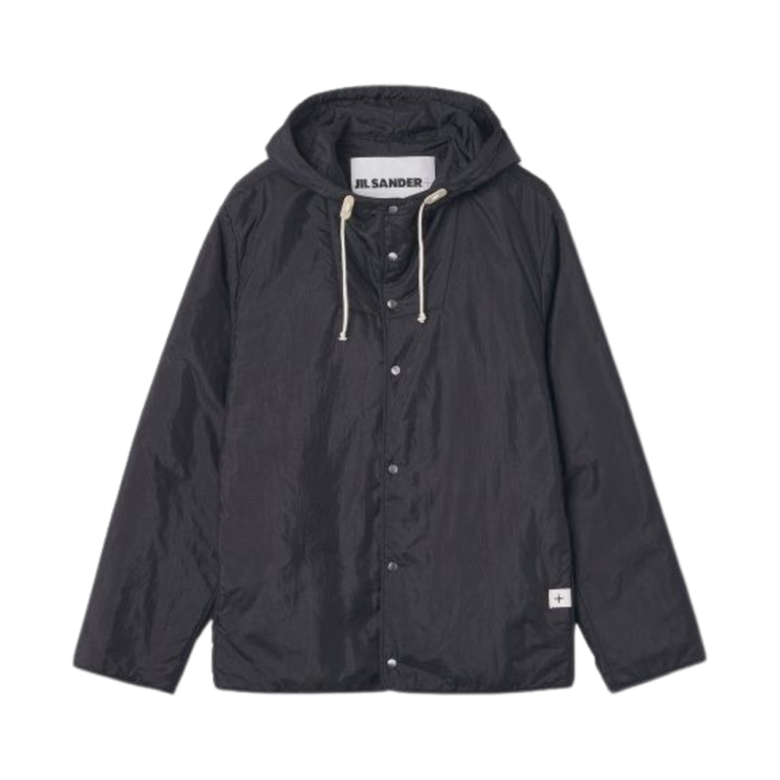 질 샌더 나일론 실크 후드 자켓 다크 블루(Jil Sander Nylon Silk Hooded Jacket Dark Blue)