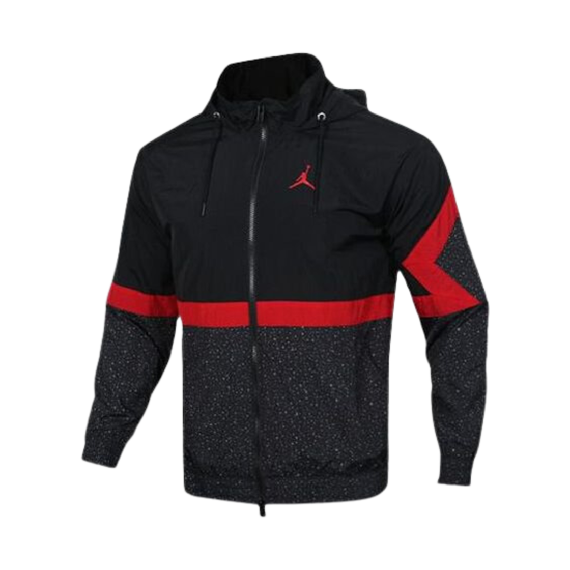 Jordan Diamond Cement Jacket 조던 다이아몬드 세멘트 자켓 블랙 레드 - Main Image