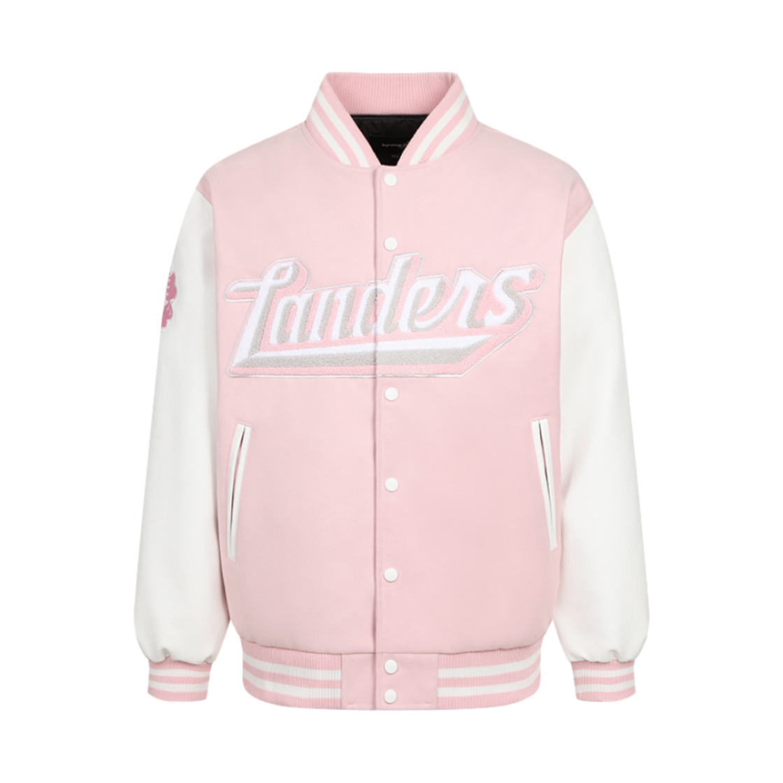 - SSG Landers Cherry Blossom Edition Varsity Jacket