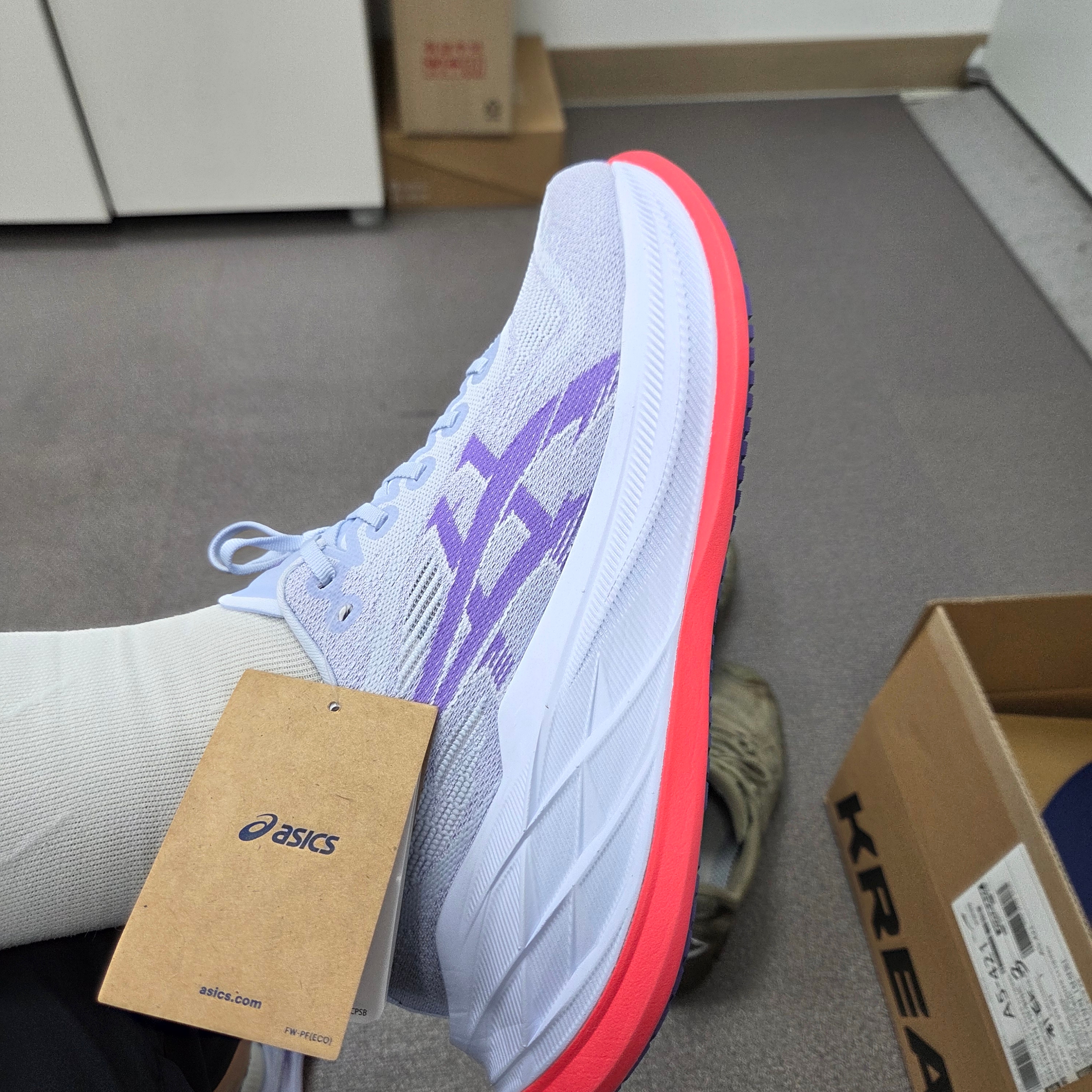 Asics Superblast 2 Blue Fade Edo Purple 착용 스타일 - 1