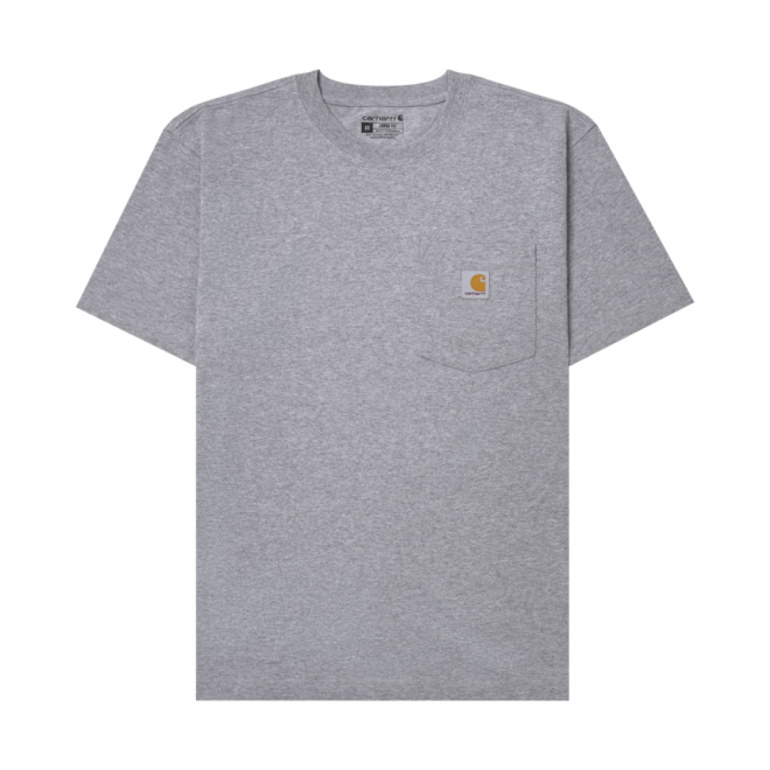칼하트 루즈 핏 헤비웨이트 레귤러 숏슬리브 포켓 티셔츠 헤더 그레이(Carhartt Loose Fit Heavyweight Regular Short Sleeve Pocket T-Shirt Heather Grey)