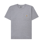 Carhartt Loose Fit Heavyweight Regular Short Sleeve Pocket T-Shirt Heather Grey