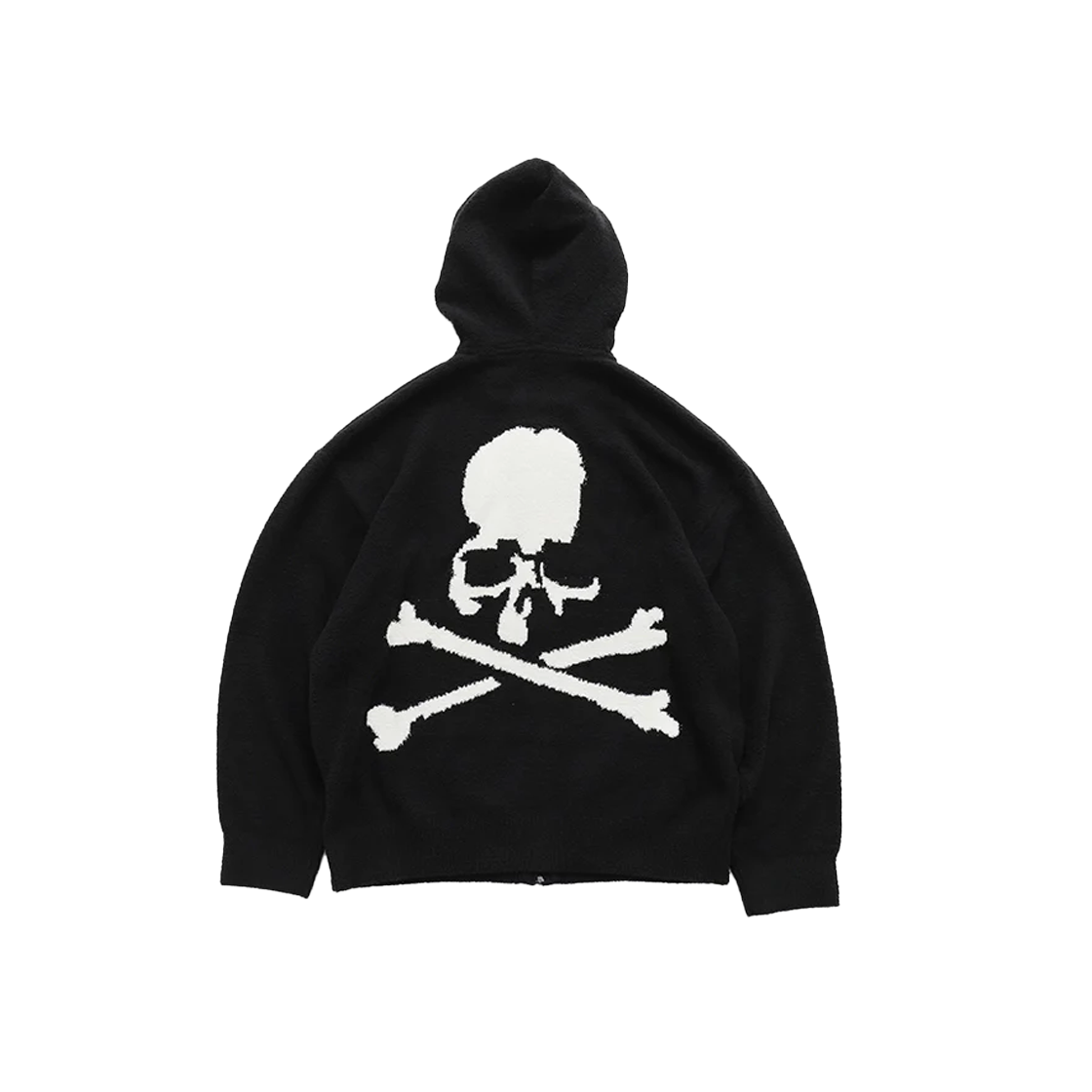 마스터마인드 월드 x 룸웨어 라운지 집 업 후디 블랙 화이트 - 25FW(Mastermind World x Roomwear Lounge Zip Up Hoodie Black White - 25FW)