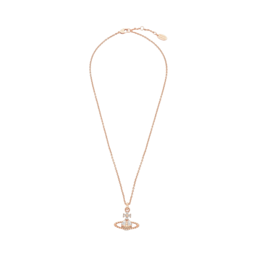 63020052-G118/630203EG-02G404 Vivienne Westwood Mayfair Bas Relief Pendant Pink Gold