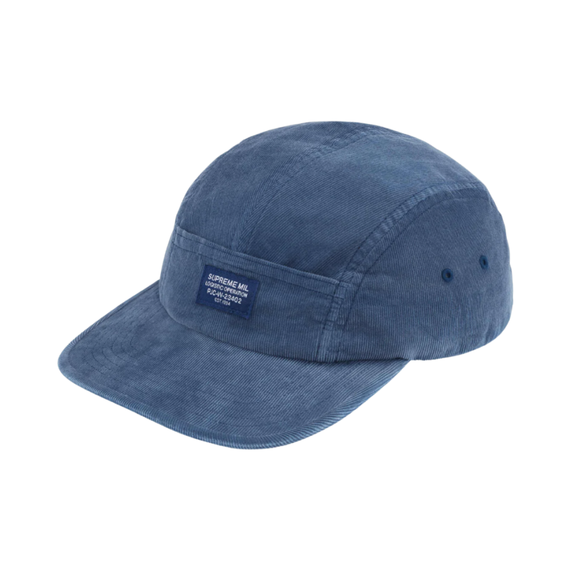 슈프림 코듀로이 포켓 캠프캡 블루 - 24FW(Supreme Corduroy Pocket Camp Cap Blue - 24FW) - 1
