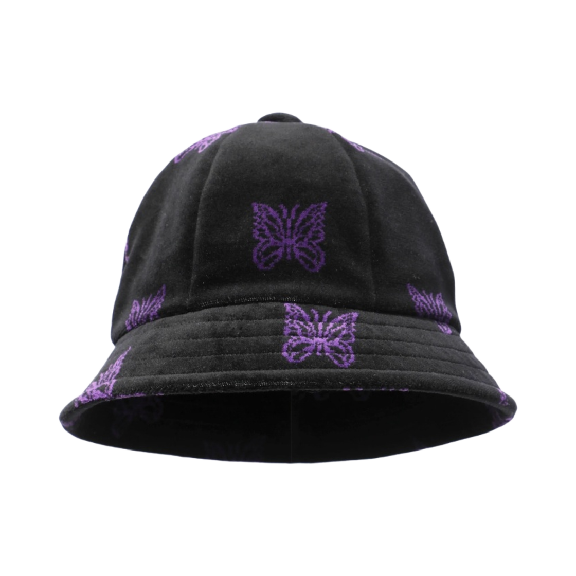 LQ037B Needles Bermuda Papillon Velour Hat Black