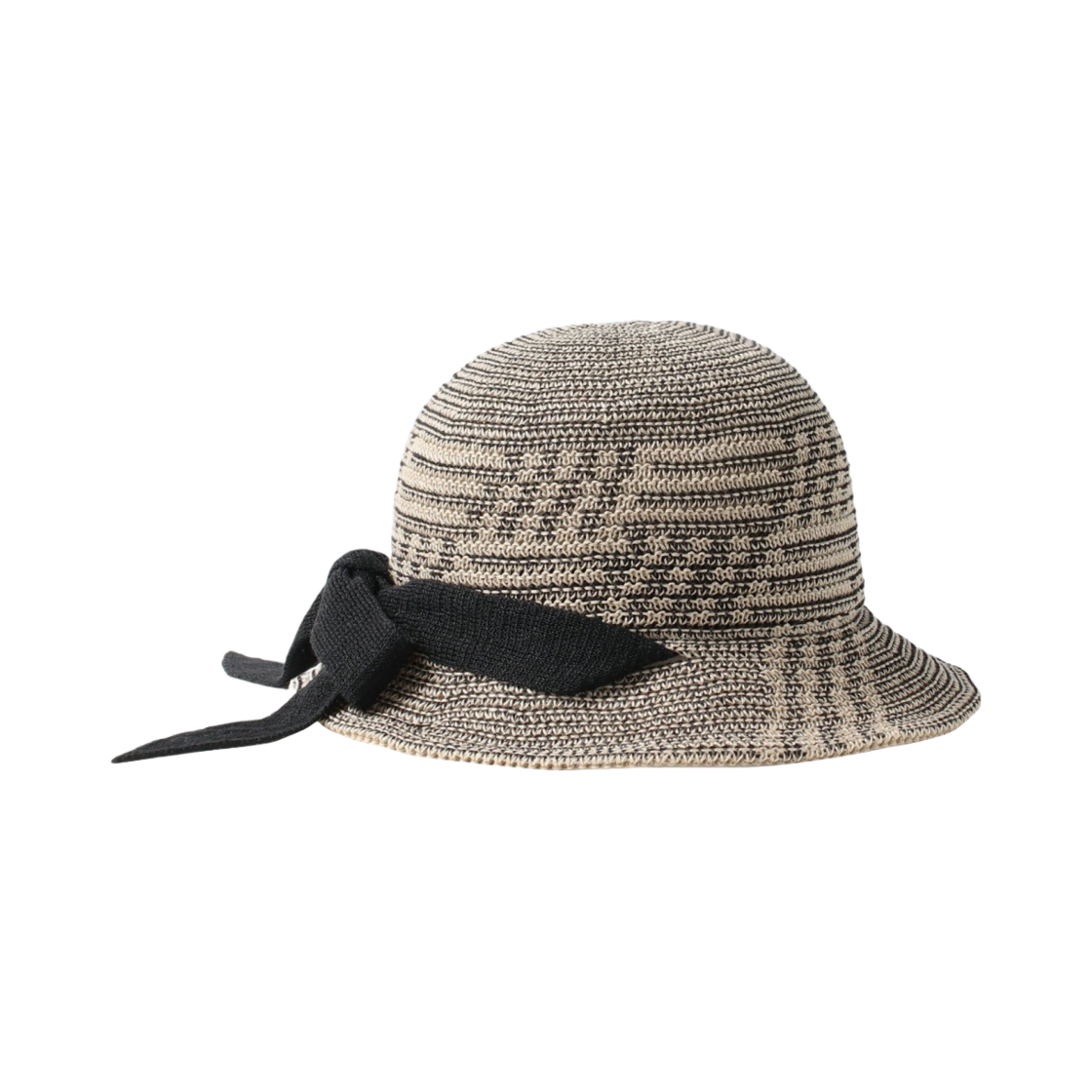 (W) 비비안 웨스트우드 더모 자카드 리본 햇 블랙((W) Vivienne Westwood Thermo Jacquard Ribbon Hat Black) - 2