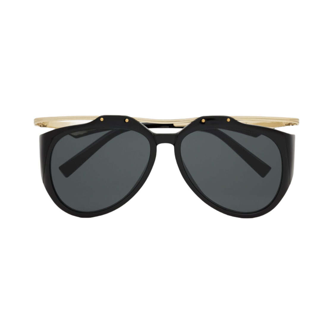 생로랑 SL M137/F 아멜리아 선글라스 블랙 라이트 골드(Saint Laurent SL M137/F Amelia Sunglasses Black Light Gold) - 2