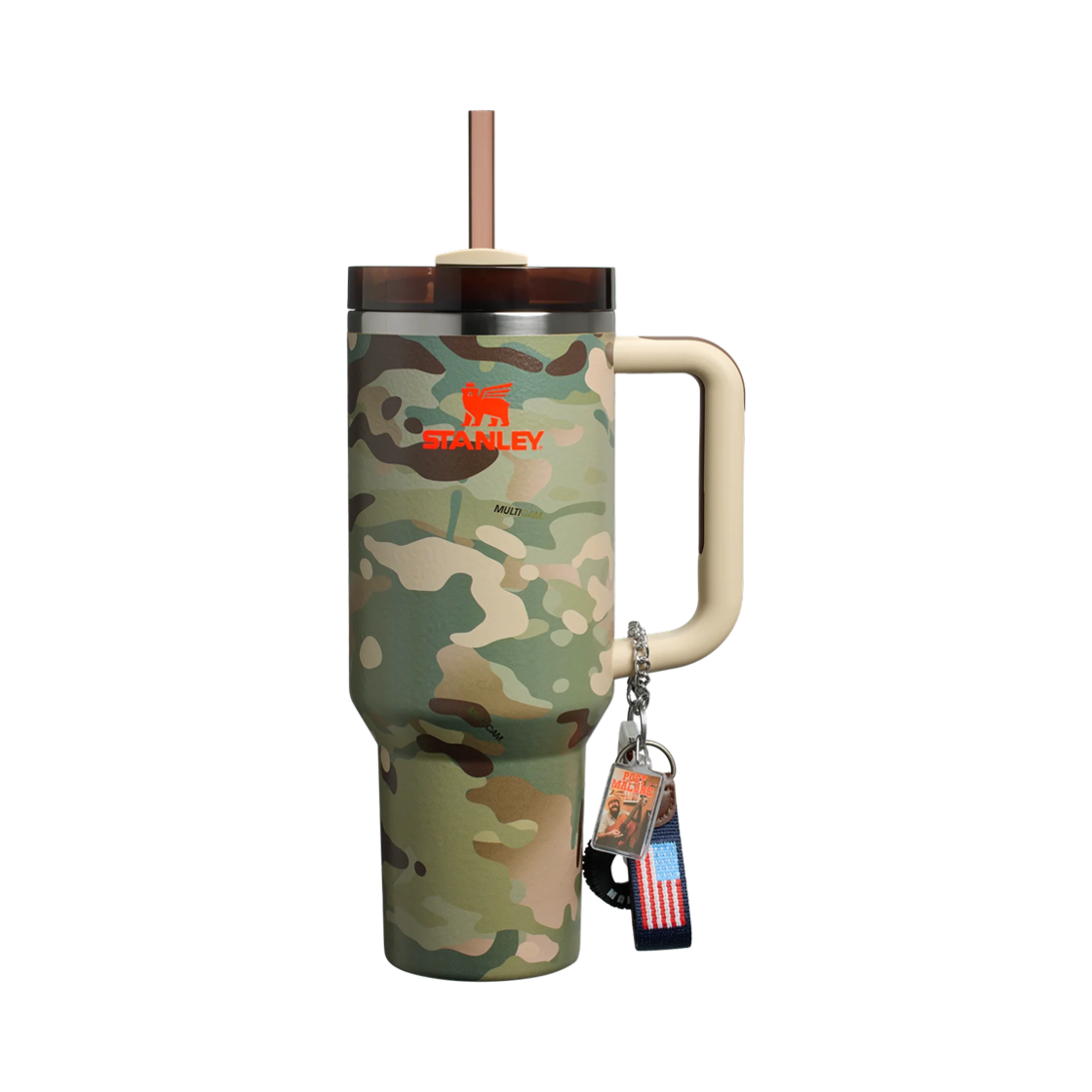 스탠리 x 포스트 말론 더 퀜처 H2.0 플로우스테이트 텀블러 1.18L 멀티캠(Stanley x The Post Malone Quencher H2.0 Flowstate Tumbler 1.18L Multicam)