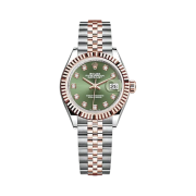 Rolex Lady-Datejust 28mm 279171 Olive Green Diamond-Set Jubilee