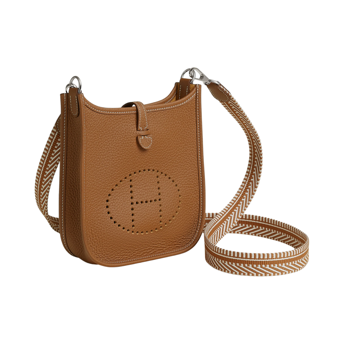 에르메스 에블린 16 아마존 백 클레망스 & 팔라듐 하드웨어 골드 에크류 베쥬(Hermes Evelyne 16 Amazone Bag Clemence & Palladium Gold Ecru Beige) - 2