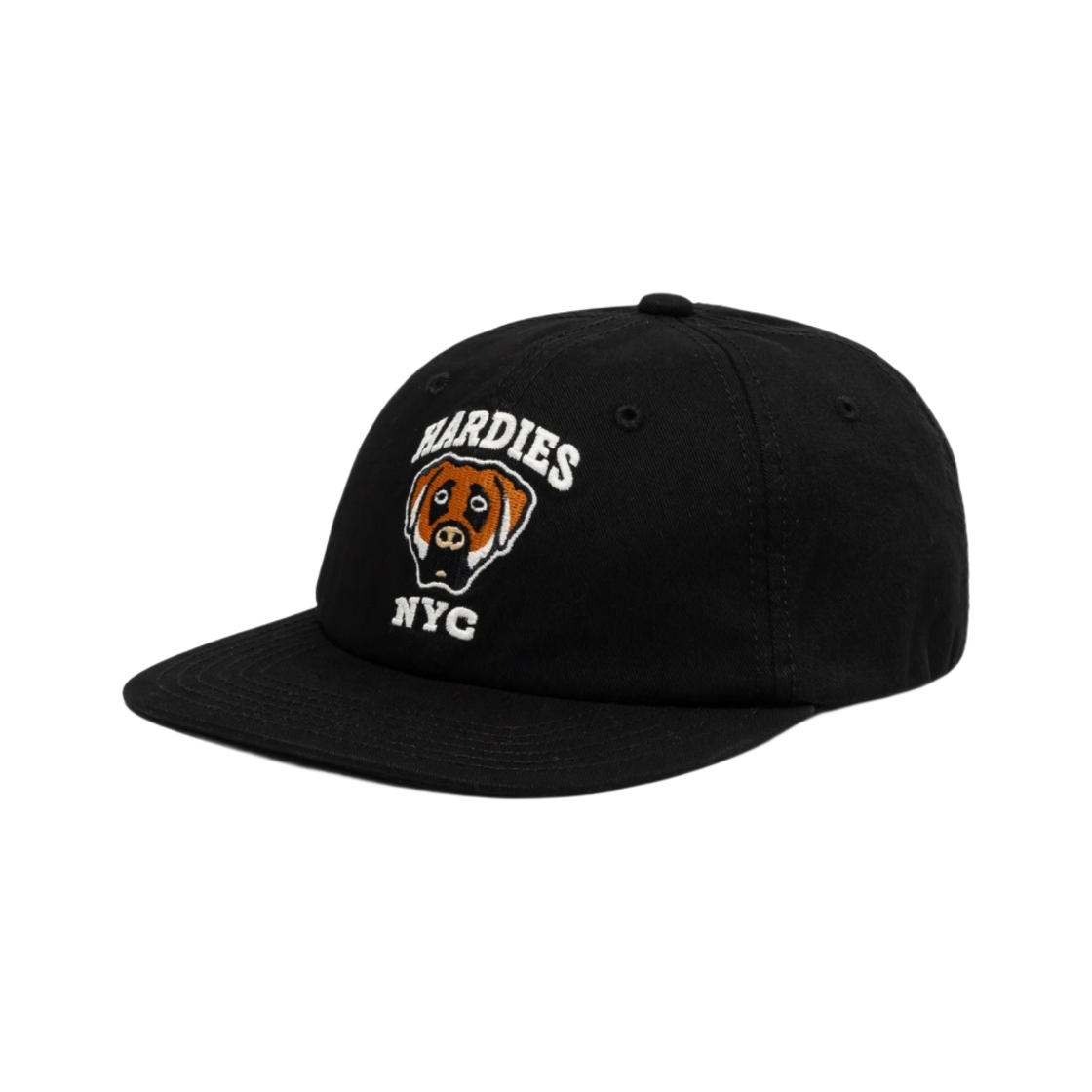 빅터 빅터 x 하디스 6 패널 캡 블랙(Victor Victor x Hardies 6 Panel Cap Black)
