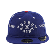 Saint Mxxxxxx x Born X Raised Born Saint Cap Blue - 24SS