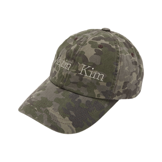 W) 마뗑킴 마뗑 카모플라주 캡 차콜 | Matin Kim | KREAM