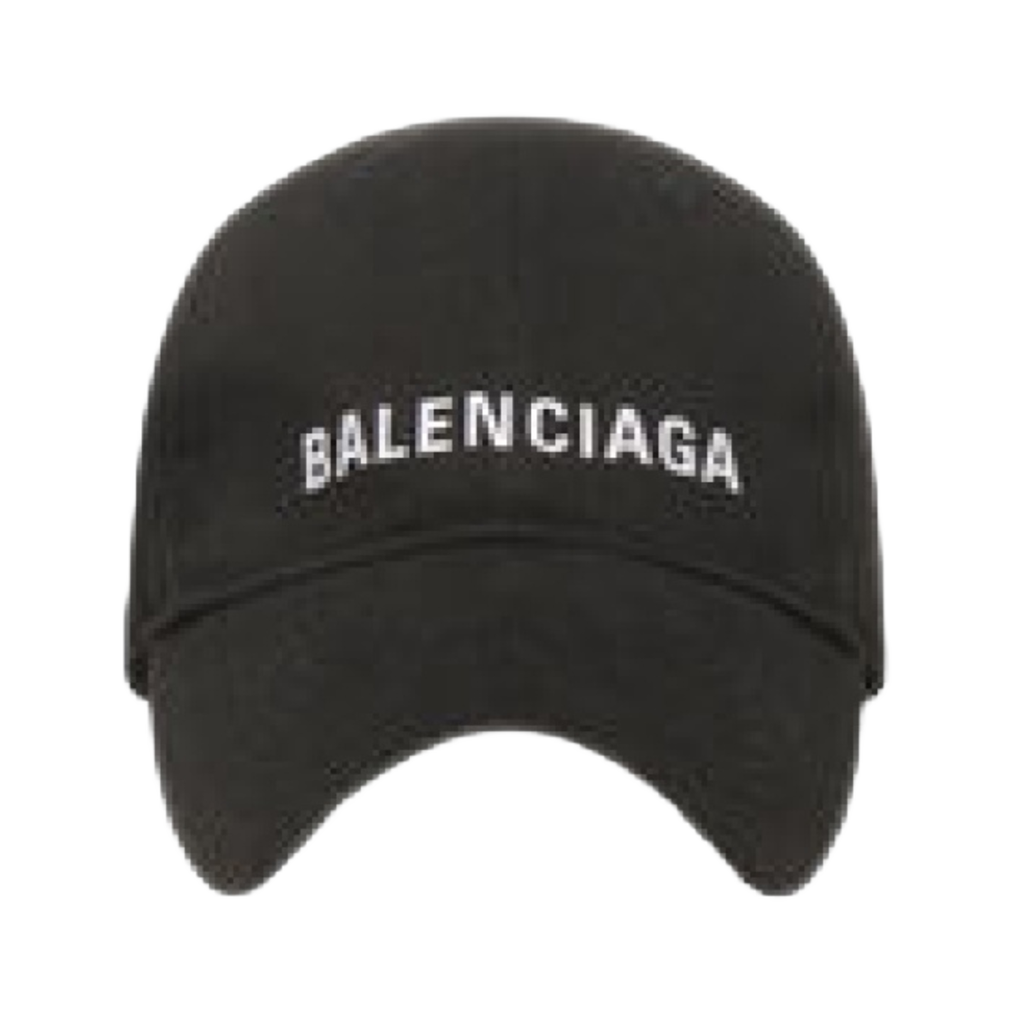 발렌시아가 로고 캡 블랙