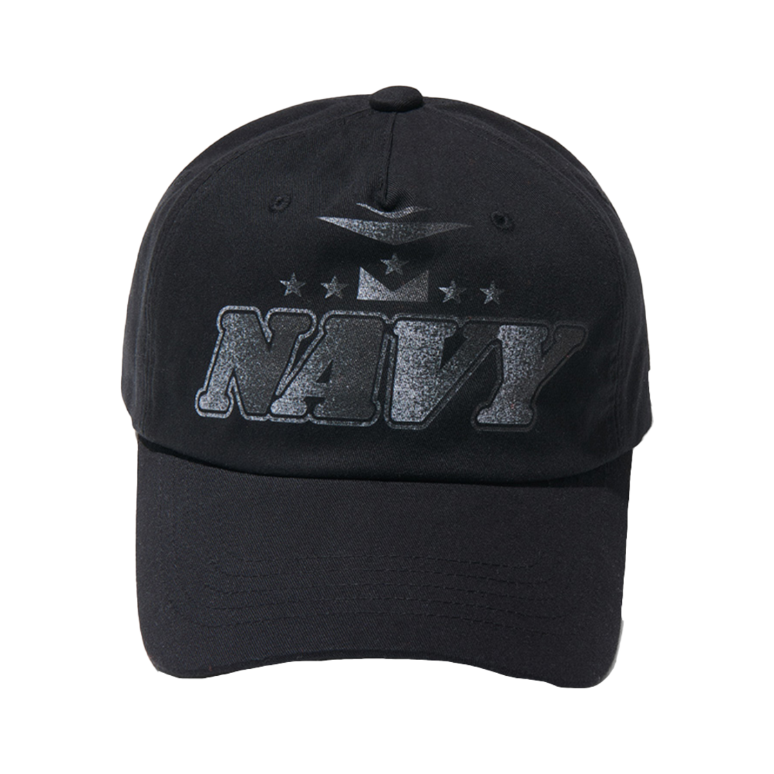 오가프 네이비 프린팅 볼캡 블랙(Ogarp Navy Printing Ball Cap Black)
