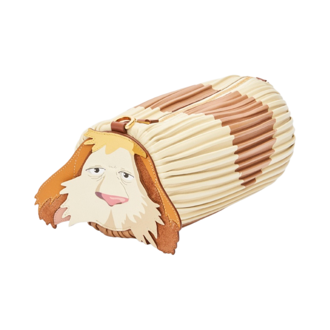 로에베 x 하울의 움직이는 성 힌 브레이슬릿 파우치 플리츠 나파 러스트(Loewe x Howl's Moving Castle Heen Bracelet Pouch in Pleated Nappa Rust) - 3