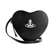 Vivienne Westwood Louise Heart Crossbody Bag Black