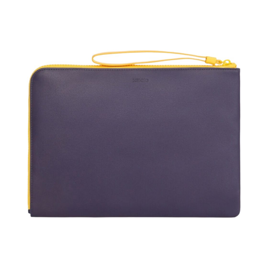 겐조 타이거 크레스트 라지 레더 파우치 네이비 블루(Kenzo Tiger Crest Large Leather Pouch Navy Blue) - 2
