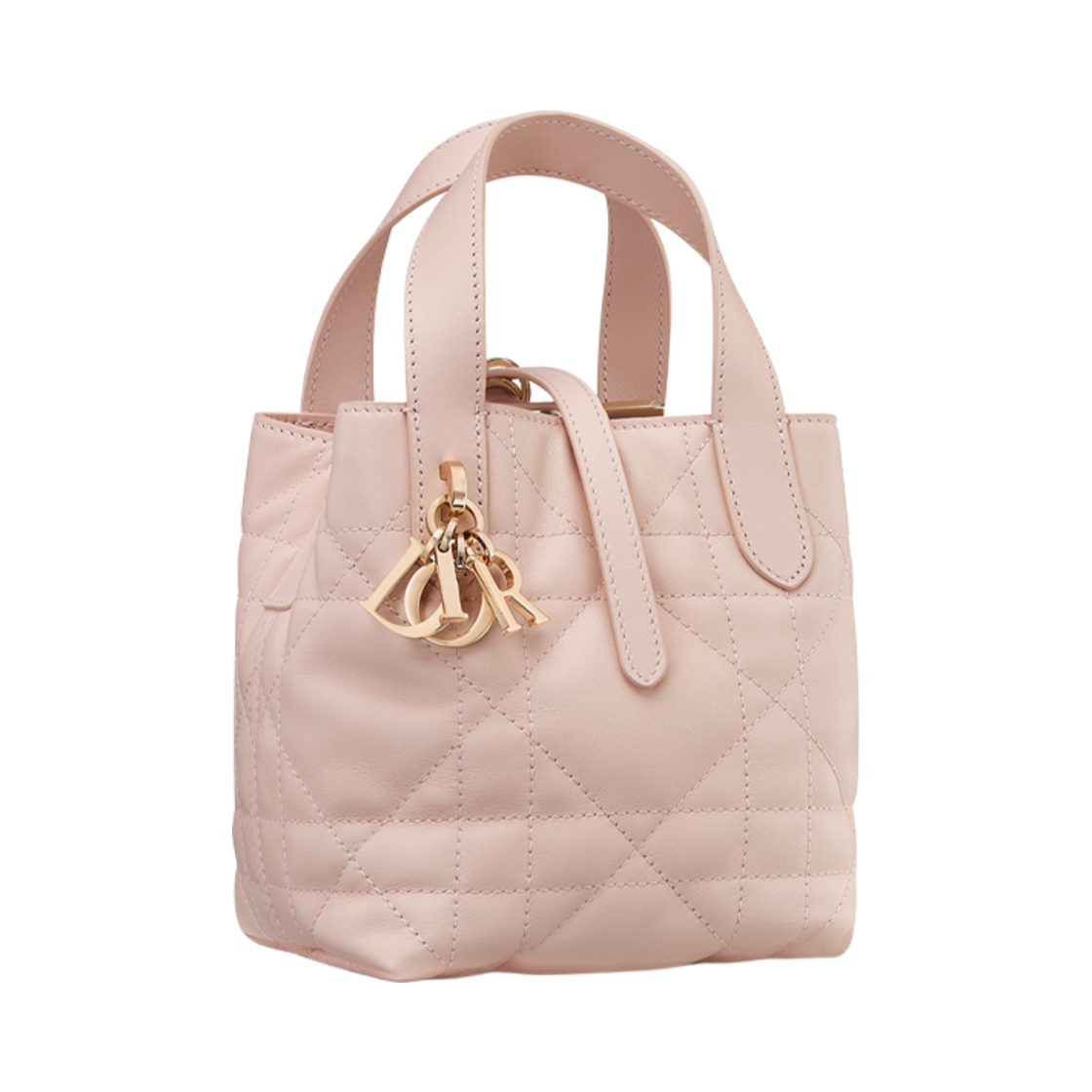 디올 뚜주흐 버티컬 나노 토트 백 매크로까나쥬 카프스킨 파우더 핑크(Dior Toujours Vertical Nano Tote Bag Macrocannage Calfskin Powder Pink) - 2