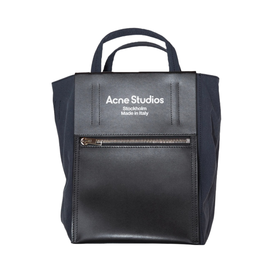 C10068-Z33 Acne Studios Baker Out Mini Tote Bag Black
