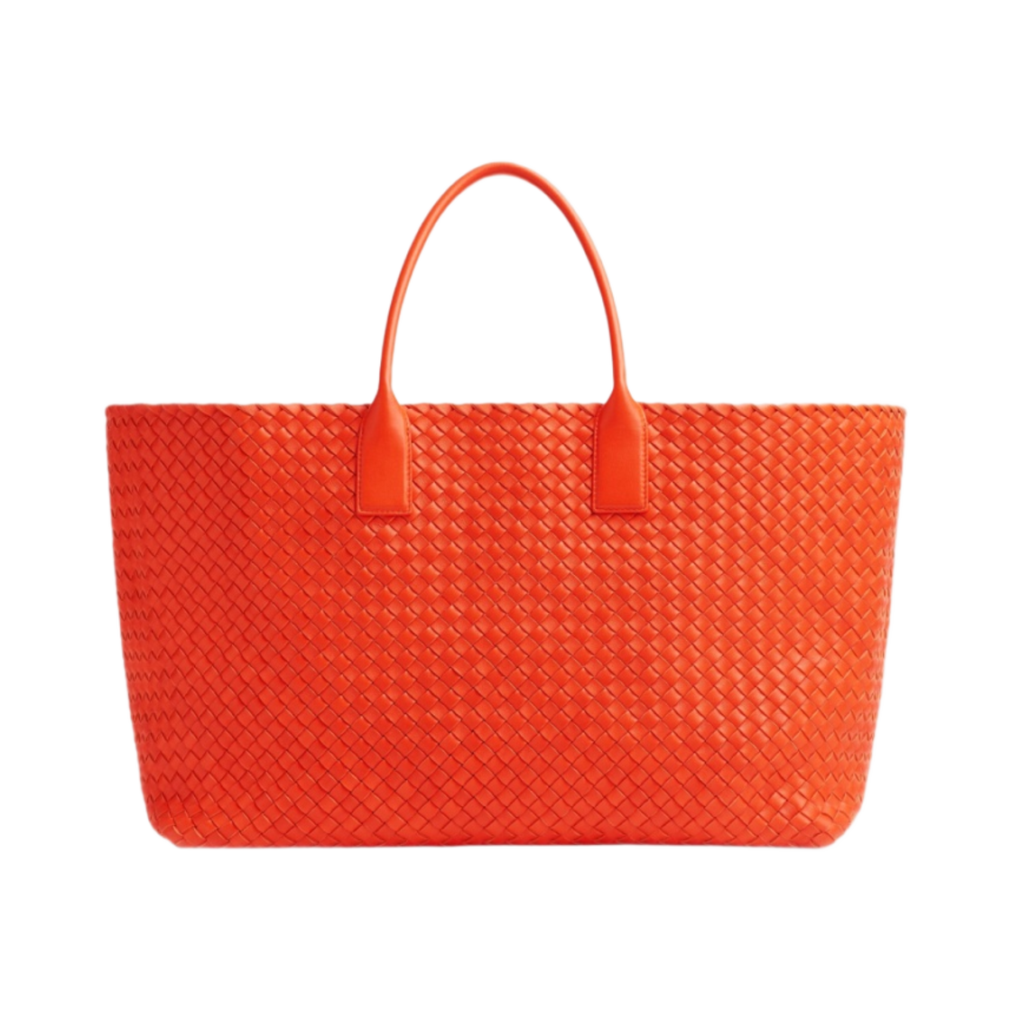보테가 베네타 라지 카밧 오렌지(Bottega Veneta Large Cabat Orange) - 1