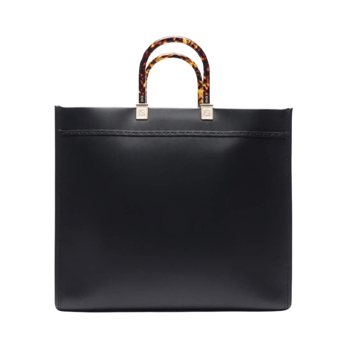 펜디 선샤인 라지 레더 쇼퍼 블랙(Fendi Sunshine Large Leather Shopper Black) - 3