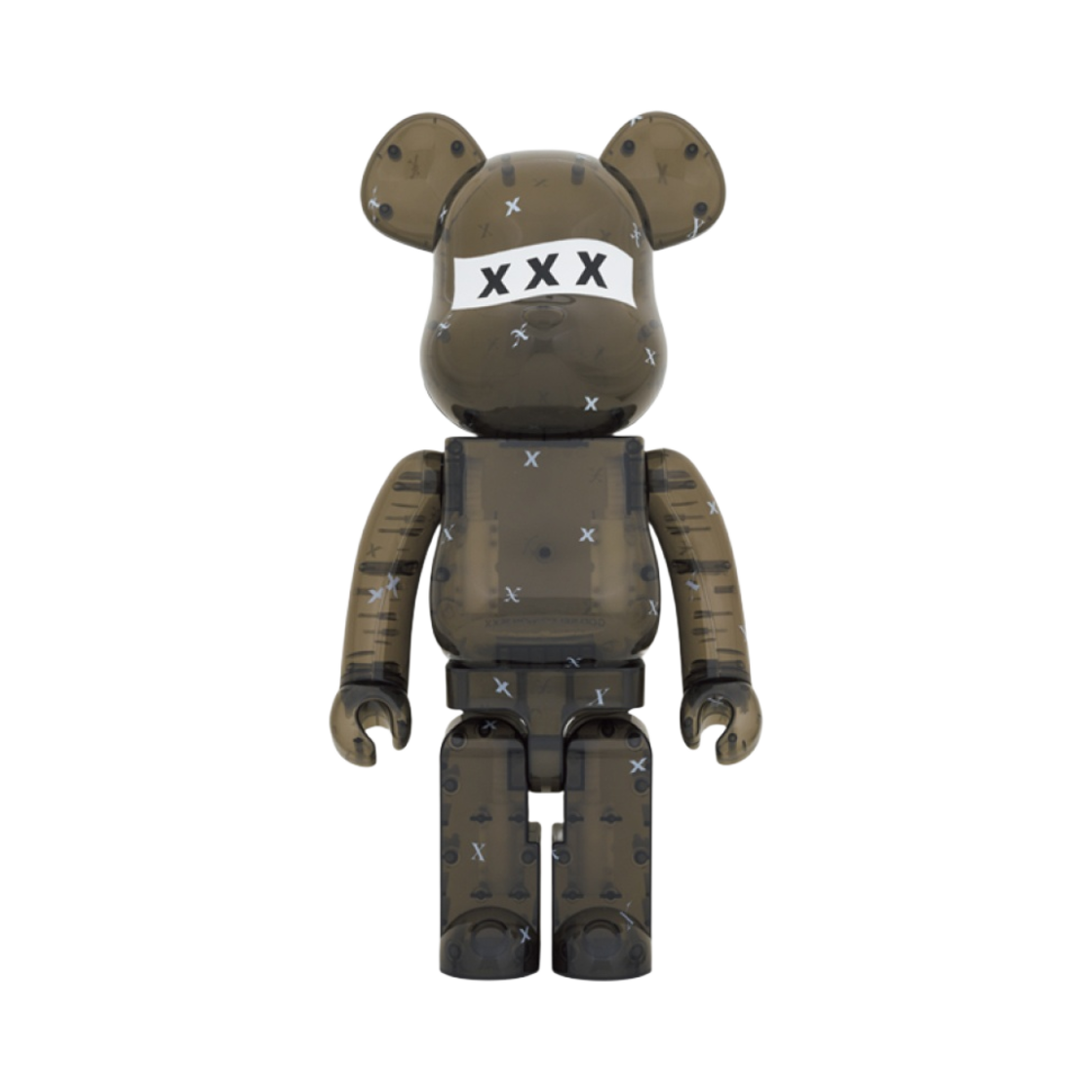 베어브릭 x 갓 셀렉션 XXX 블랙 클리어 1000%(Bearbrick x God Selection XXX Black Clear 1000%) - 1