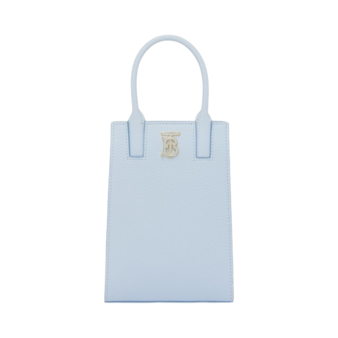 버버리 마이크로 그레이니 레더 프란시스 토트백 페일 블루(Burberry Micro Grainy Leather Frances Tote Bag Pale Blue) - 1