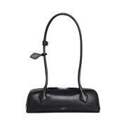 Alaia Le Teckel Small Bag in Goatskin Black