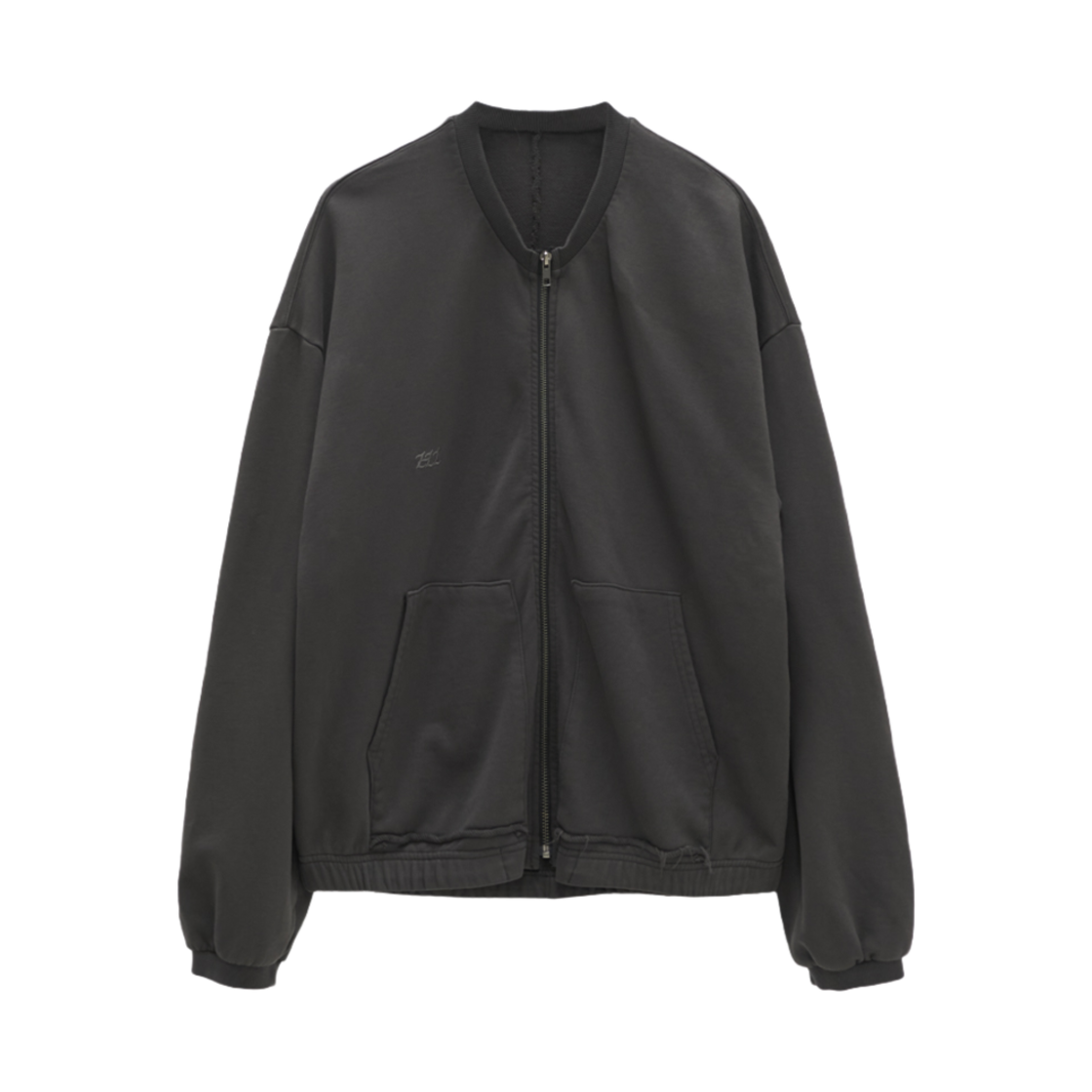 폴리테루 휴먼인덱스 인덱스 집 저지 자켓 브라운 차콜