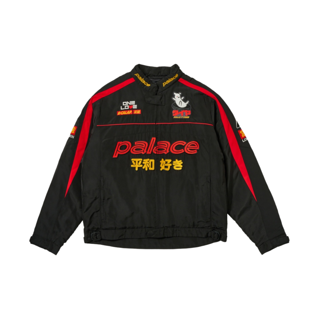 팔라스 패스터 자켓 블랙 레드 - 24SS(Palace Faster Jacket Black Red - 24SS)