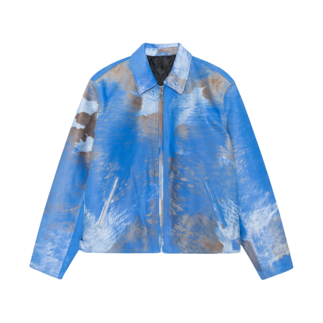 스투시 포니헤어 개러지 자켓 멀티