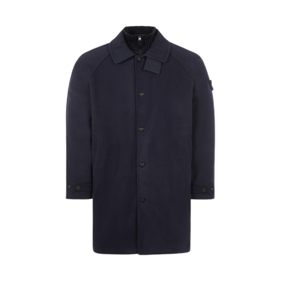 스톤 아일랜드 71230 파노 스페치알 스페셜 밀리터리 스페시피케이션 나일론 캔버스 패딩 코트 마린 블루 - 23FW(Stone Island 71230 Panno Speciale Special Military Specification Nylon Canvas Padded Coat Marine Blue - 23FW) - 1