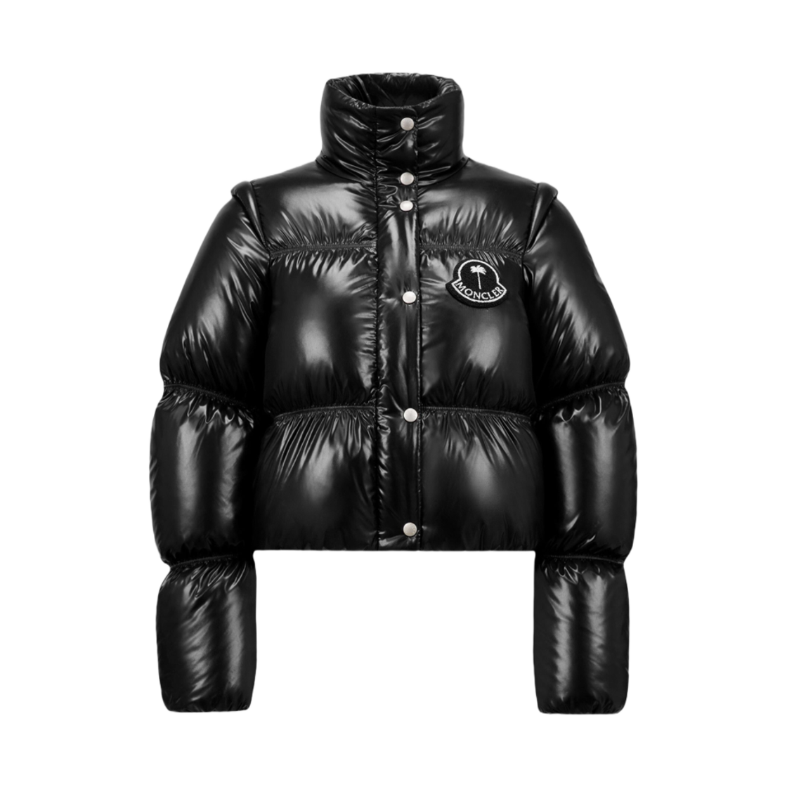 (W) 몽클레르 x 팜 엔젤스 노엘라 쇼트 다운 자켓 블랙 - 24FW((W) Moncler x Palm Angels Noella Short Down Jacket Black - 24FW)