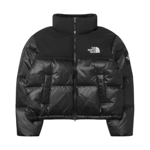 (W) The North Face White Label Novelty Nuptse Down Jacket Real Black