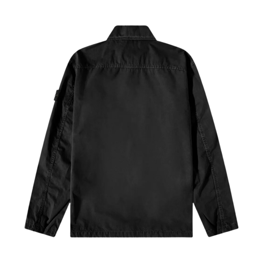 (키즈) 스톤 아일랜드 10602 가먼트 다이드 코튼 캔버스 오버셔츠 블랙 - 22FW((Kids) Stone Island 10602 Garment Dyed Cotton Canvas Overshirt Black - 22FW) - 2