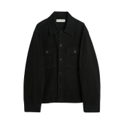 Our Legacy Evening Coach Jacket Brushed Cotton Black