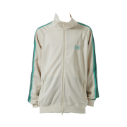 Needles x Studious Track Jacket  Poly Smooth Ecru
