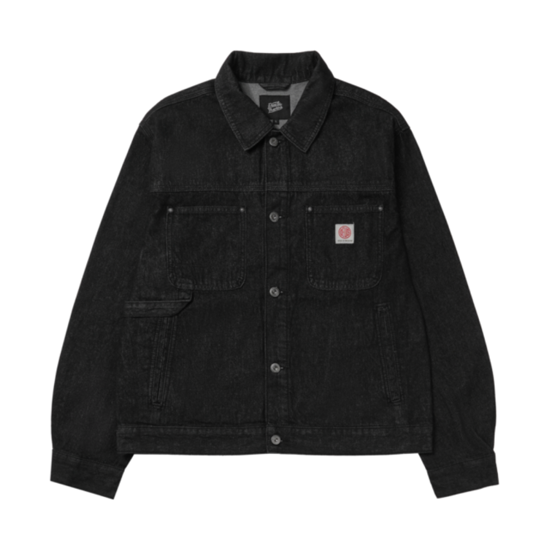 데우스 엑스 마키나 컬리지 어드레스 트러커 자켓 블랙 인디고(Deus Ex Machina College Address Trucker Jacket Black Indigo)